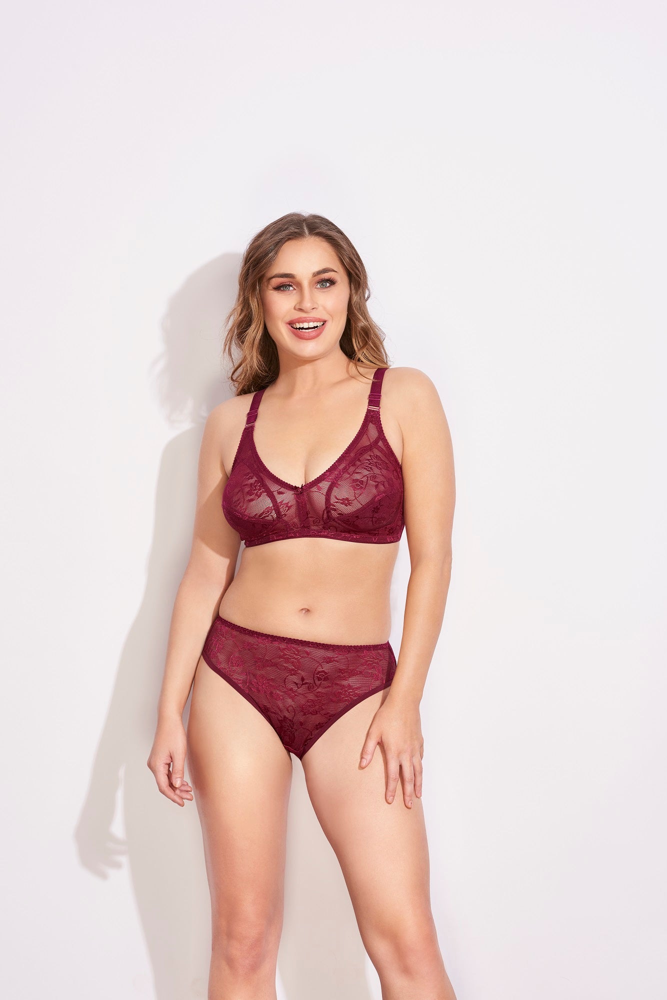 Bralux Plus Size Lace Bra for Women Bra - Camy