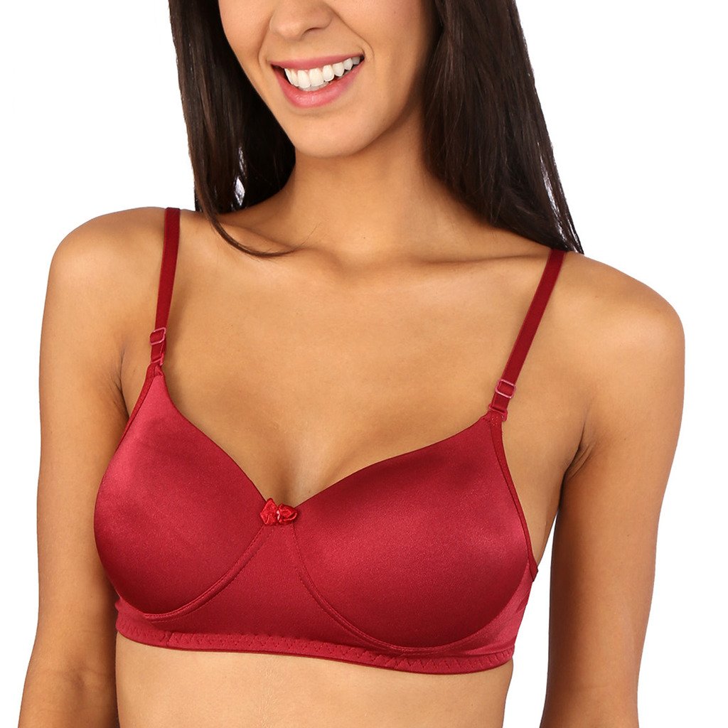 Bralux Rose Padded Bra Black