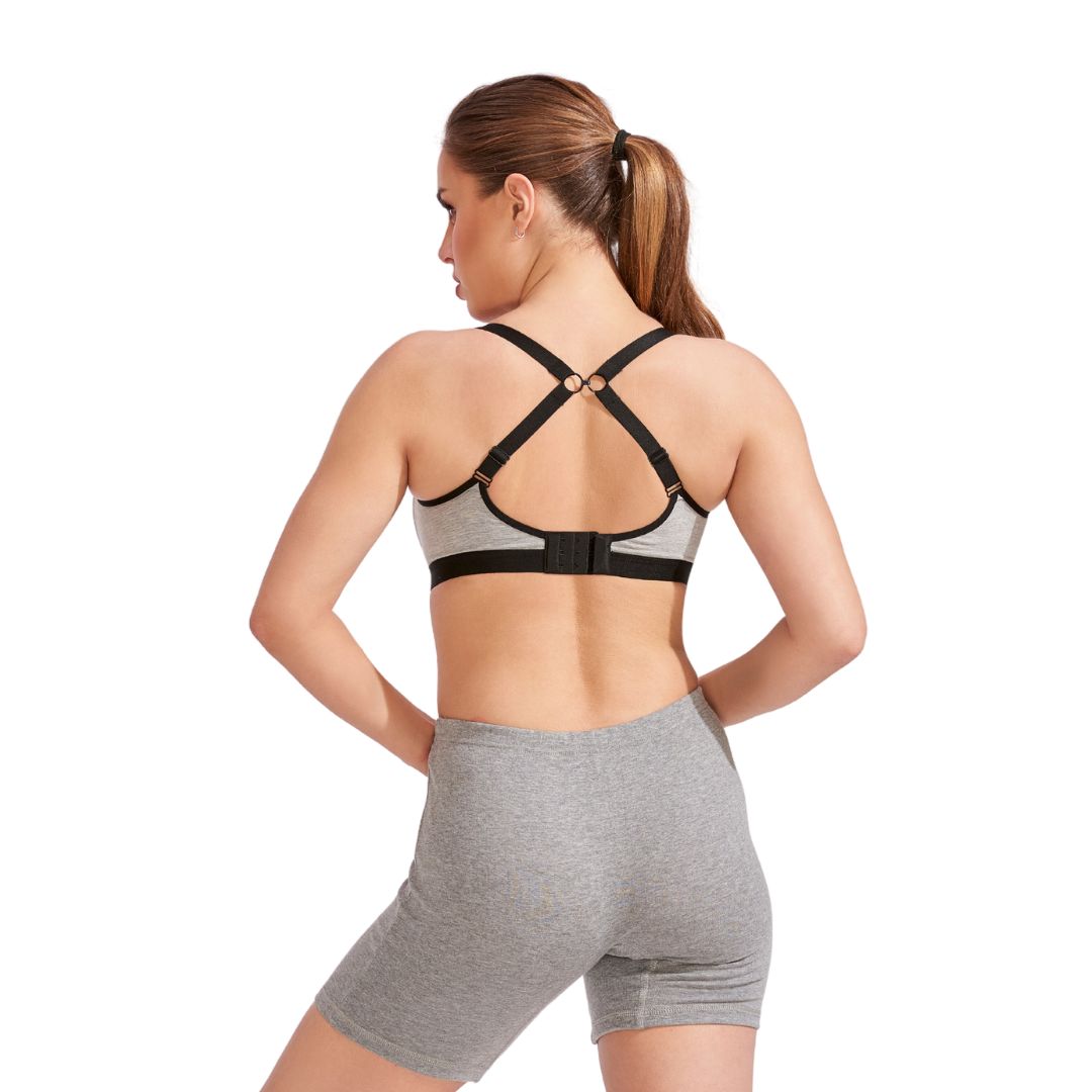 Bralux Sports Bra for Yoga Exercise Bra for Gym Workout Bra with Removable Pads T Back B Cup Non Wired Cotton Spandex Bra -5001