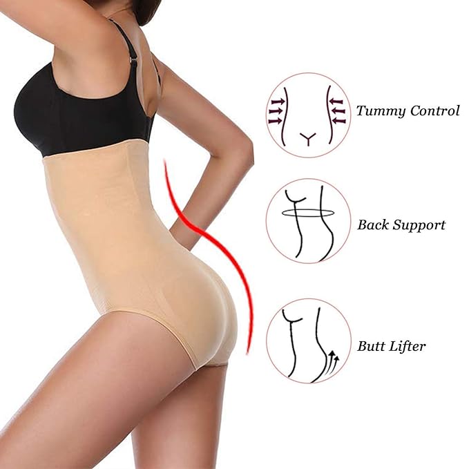 Bralux Shapewear for Women Tummy and Thigh Shaper for Women Hips Tummy Tucker for Women Stretchable Bodysuit
