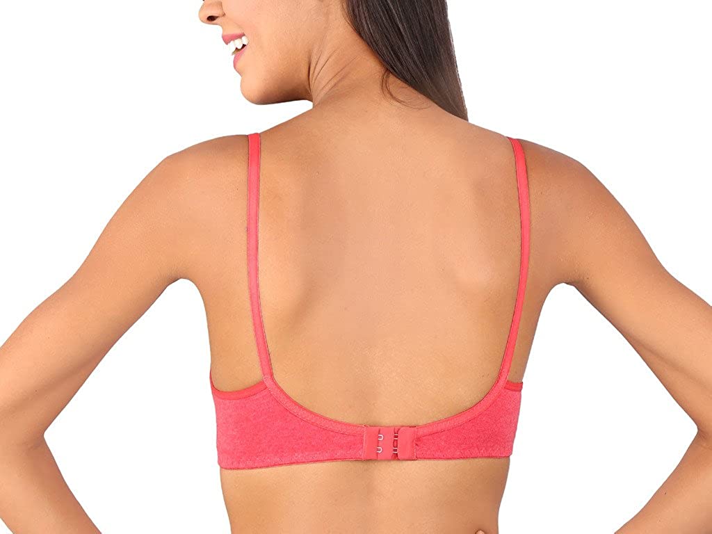 Bralux Women's Cotton Hosiery T-shirt Non-Wired Non-Padded Bra