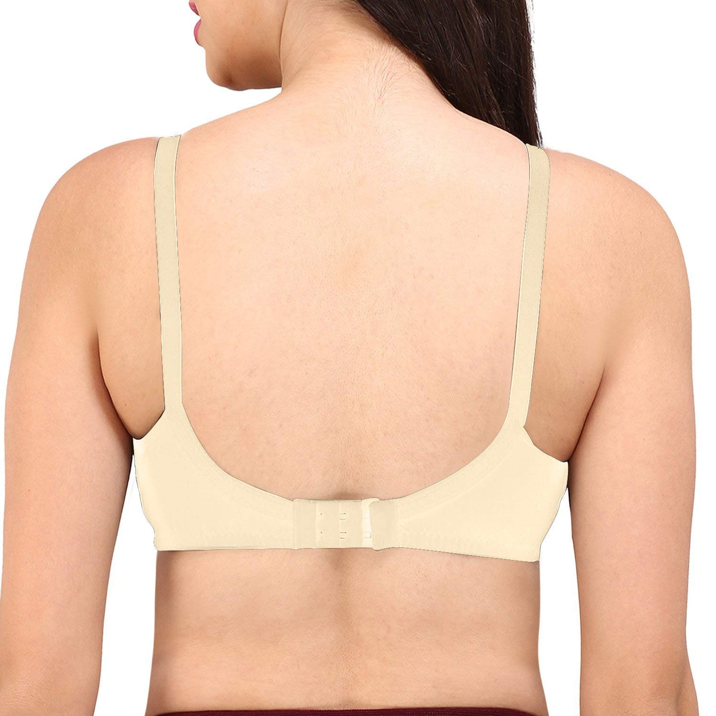 Bralux Nursing Bra for Women Usha Feeding Bra Semi Padded Triple Layered C Cup Pregnancy Bra, Cotton