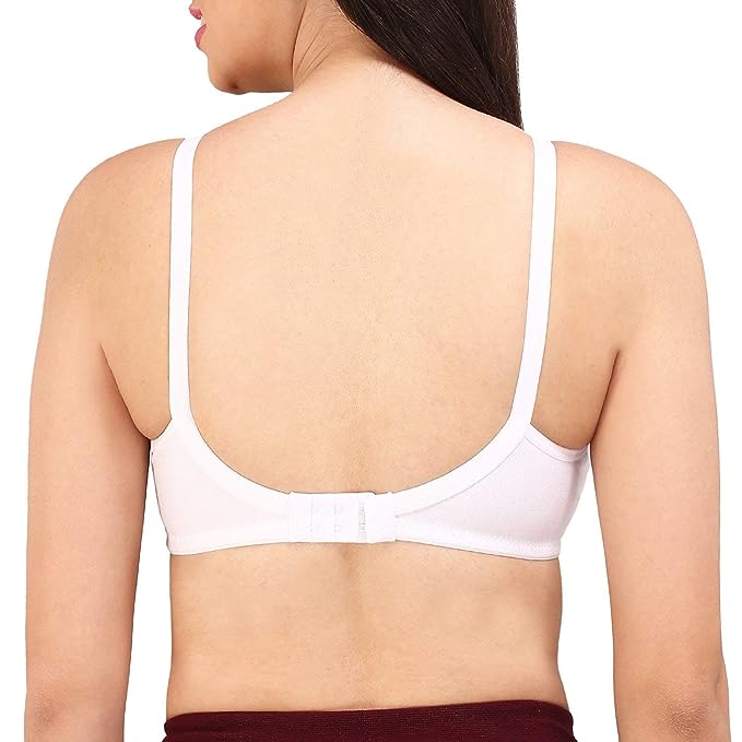 Bralux Nursing Bra for Women Usha Feeding Bra Semi Padded Triple Layered C Cup Pregnancy Bra, Cotton