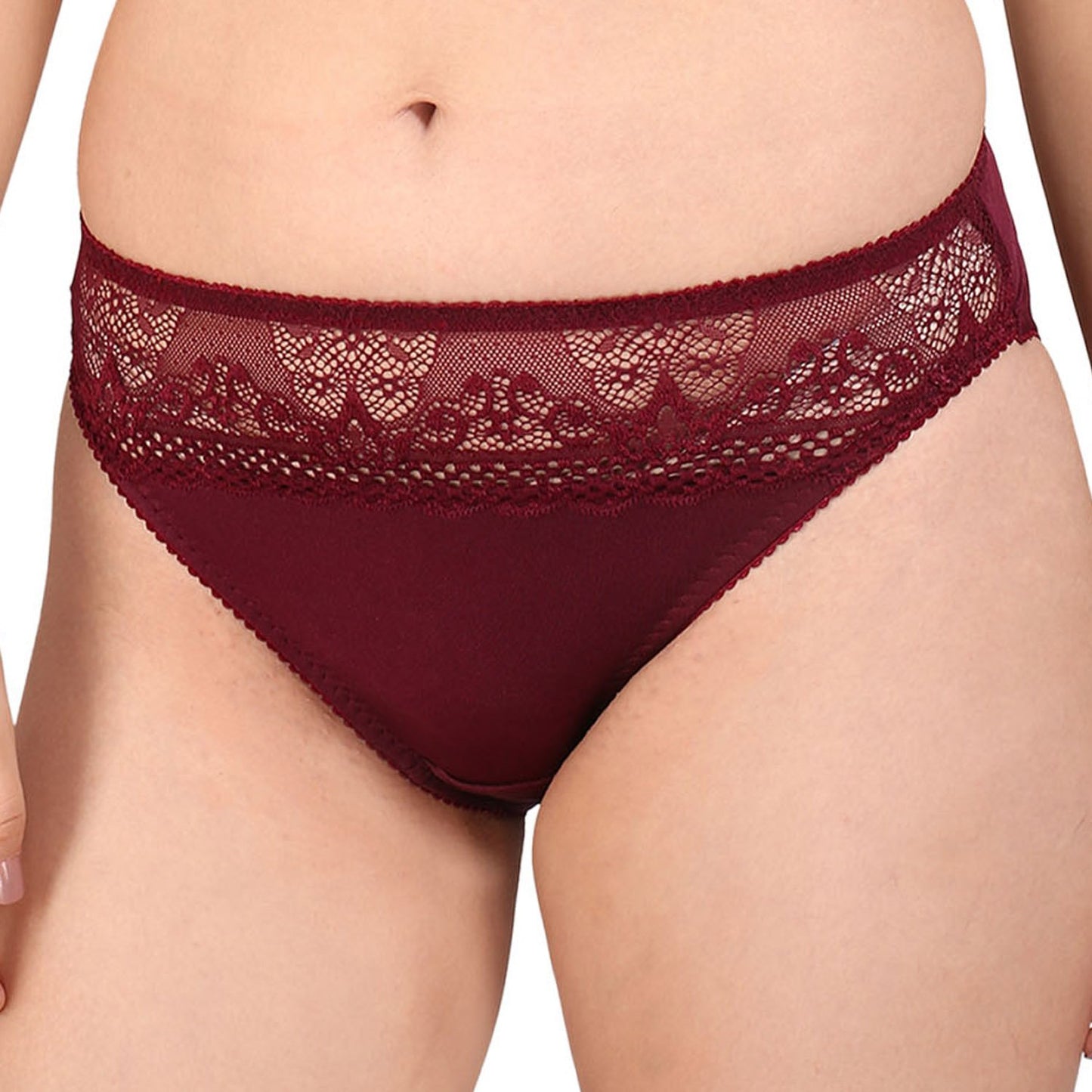 Bralux Fancy Lace Lingerie Set for Women Full Coverage Non Wired Non Padded Bra Panty Set B Cup- Lazari set