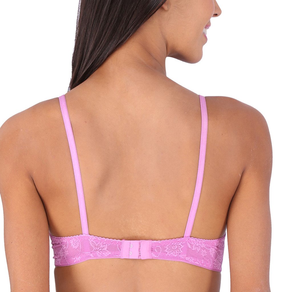 Bralux Women's Madhu Lace Full Cup B Bra, Black