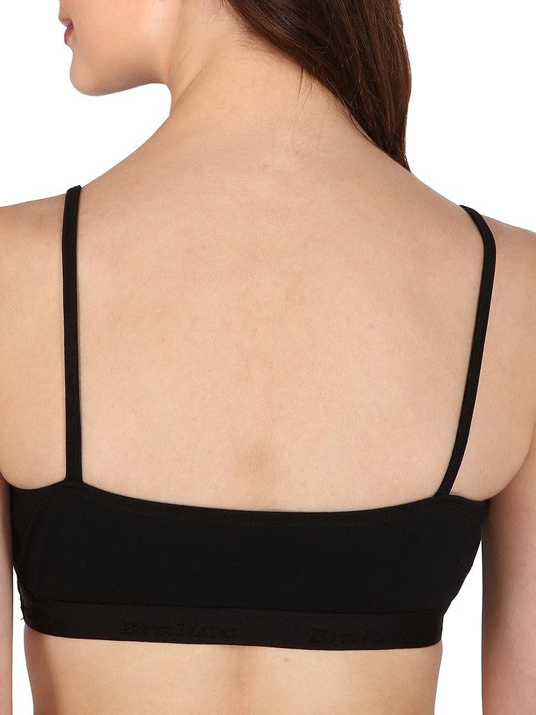 Bralux Womens Sports Bra, Non-Padded Bra Non-Wired, Cotton Hosiery Full Coverage Bra - Kanchan