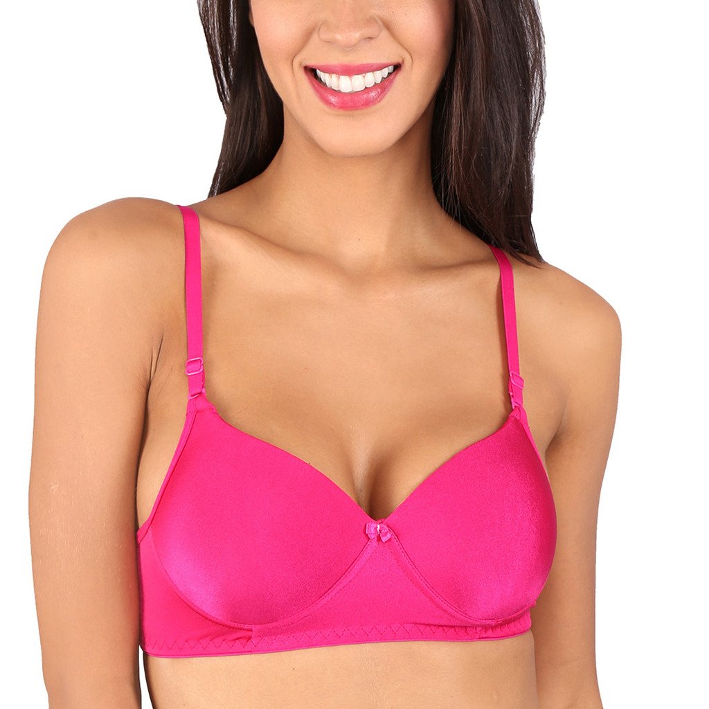 Bralux Rose Padded Bra Black
