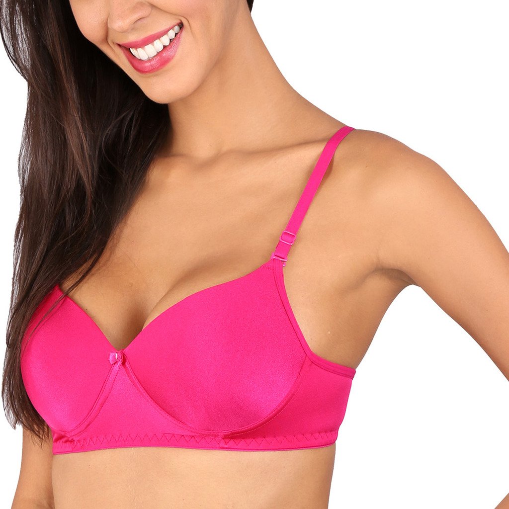 Bralux Rose Padded Bra Black