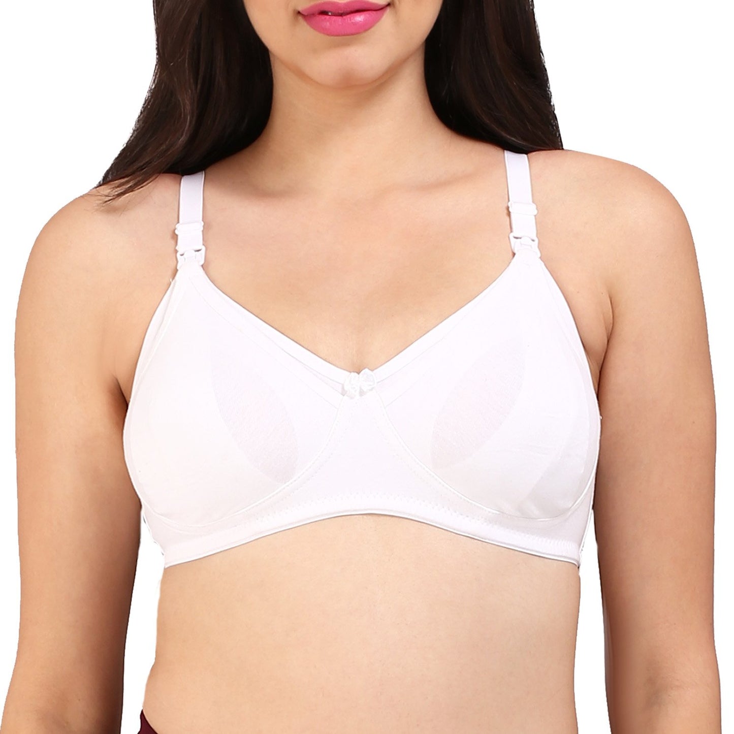 Bralux Women's Maternity Bra Cotton T-shirt Non-Wired Feeding Nursing Bra - Sangam