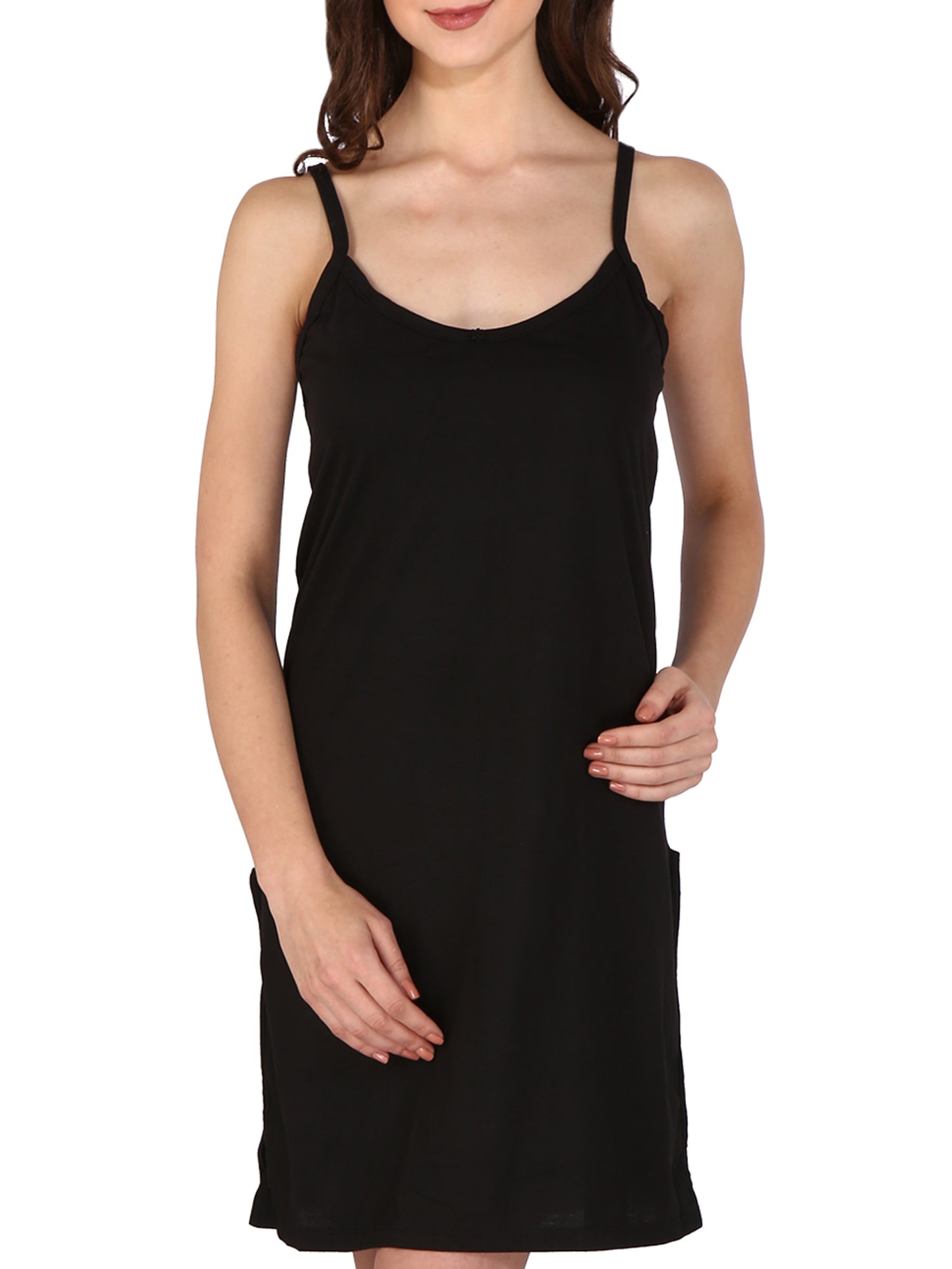 Bralux Women's Tanvi Cotton Hosiery Full Slip Camisole