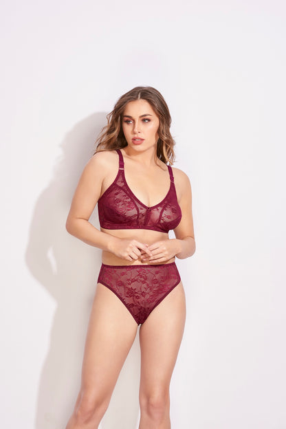 Bralux Plus Size Lace Bra for Women Bra - Camy