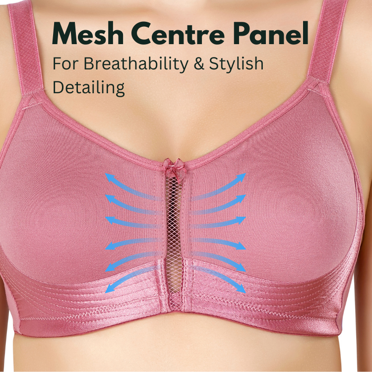 Bralux Anti Sag Bra with Side and Bottom Support  (Wireless | Non Padded | Full Coverage | D.No: 7004)