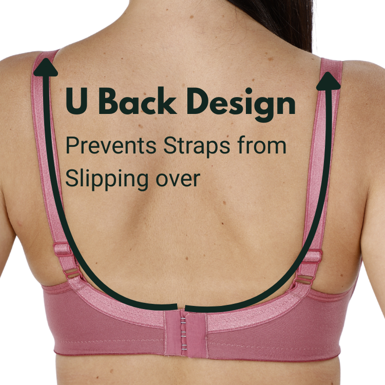 Bralux Anti Sag Bra with Side and Bottom Support  (Wireless | Non Padded | Full Coverage | D.No: 7004)