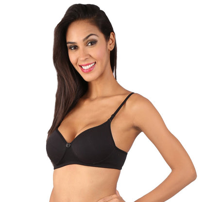 Bralux Cotton Push Up Padded Bra