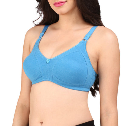 Bralux Women's Cotton Non-Wired Tshirt Bra - Tofha