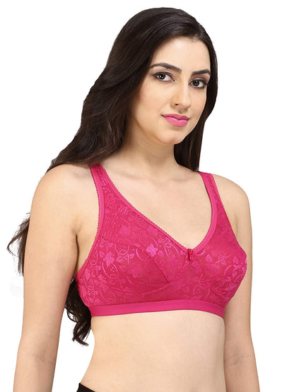 Shalini Full Coverage Lace Bra with Side Support for Plus Size