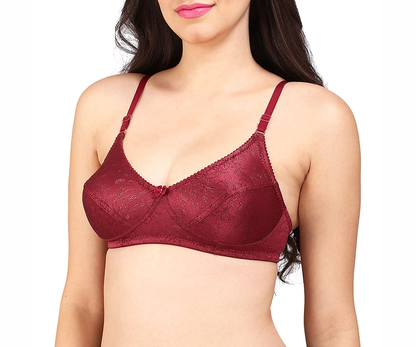 Bralux Women's Elite Non-Padded Non-Wired Regular Lace Bra