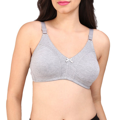 Bralux Women's Cotton Non-Wired Tshirt Bra - Tofha
