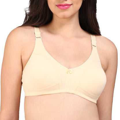 Bralux Women's Cotton Non-Wired Tshirt Bra - Tofha